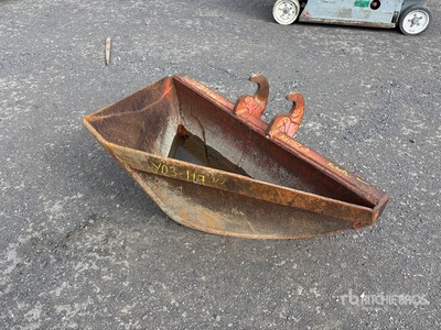 56 in Q/C V-Ditching Excavator Bucket - Fits Kubota KX057-5