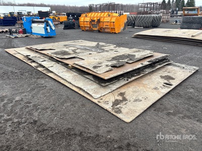 Quantity of (5) Steel Plates