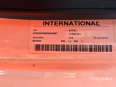 2023 International LT625 T/A Sleeper Truck Tractor