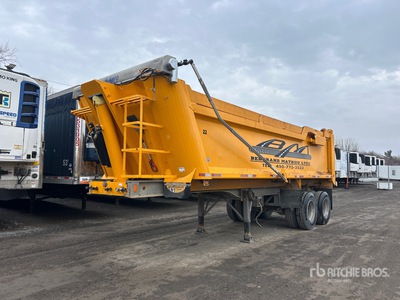 2012 Mac et Lagace 26 ft T/A End Dump Trailer