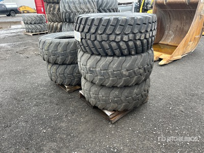 Quantity of (5) Alliance 405/70R18 Tires - Fits Wheel loader