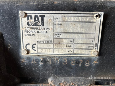 2011 Cat BA18 92 in Veegmachine hulpstuk - Fits Cat 906