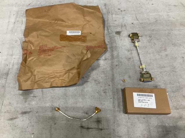 Frequency Cable Assemblies, Wiring Harnesses & Assorted Items