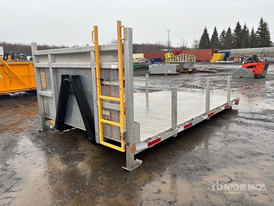 2021 Mecano Alca Hook Lift Truck Flatbed Body