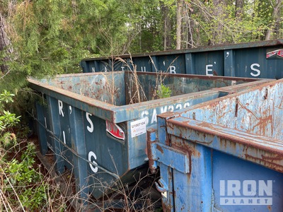 11 ft 12 cyd حاوية التدحرج