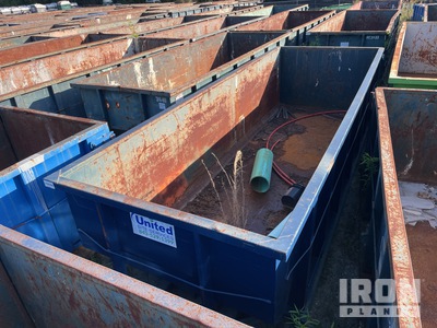 22 ft 30 cyd حاوية التدحرج