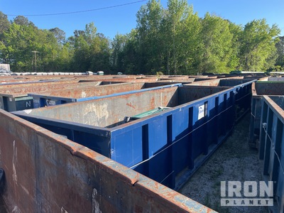 22 ft 30 cyd حاوية التدحرج