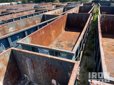 22 ft 30 cyd حاوية التدحرج