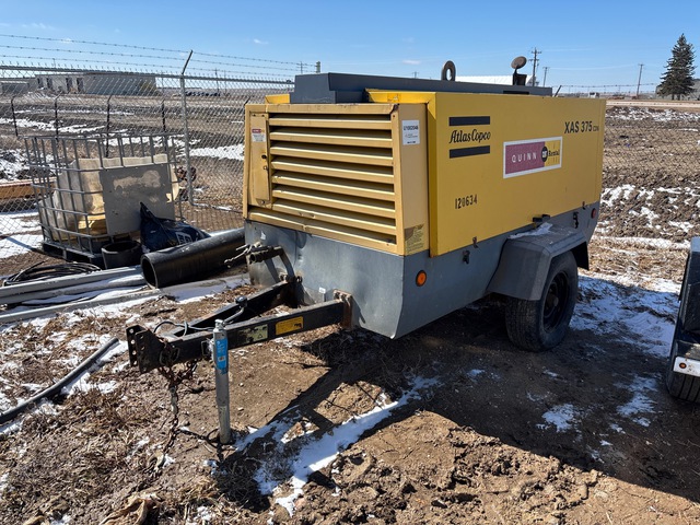 2011 Atlas Copco XAS 375 375 cfm Mobile Air Compressor (Inoperable)