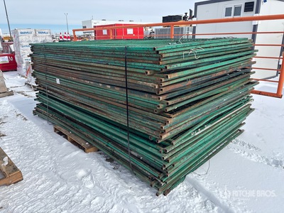 Quantity of (50) 10 ft x 6 ft Site Fence