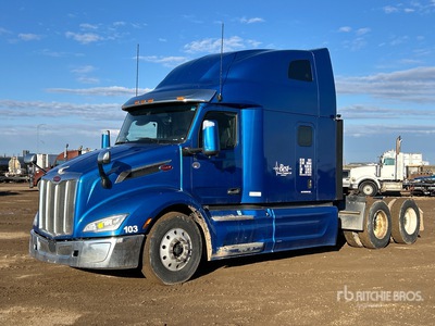 2022 Peterbilt 579 6x4 Cabeza Tractora Cabina Dormitorio