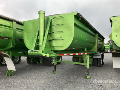 2019 Gallegos 28 ft T/A Frameless Remolque de Volteo / Remorque à benne basculante arrière