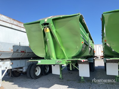 2019 Gallegos 30 ft T/A Remolque de Volteo / End Dump Trailer