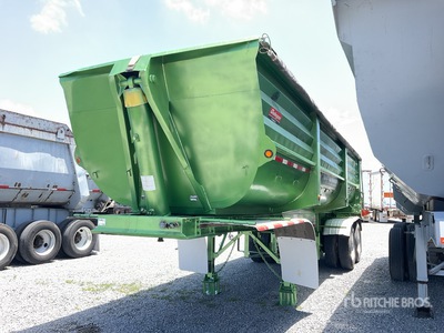 2019 Gallegos 28 ft T/A Remolque de Volteo / End Dump Trailer