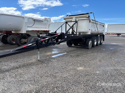 2006 20 ft Tri/A Drawbar Pup Dump Trailer