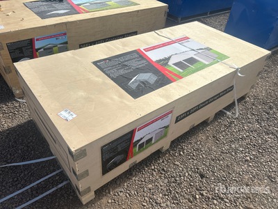 2026 SUNTOP S2322 Double Garage Metal Shed (Unused)