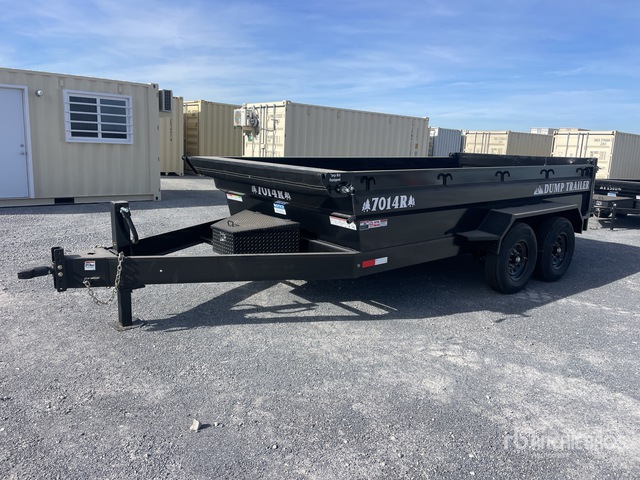2026 Industrias America 7014R 14 ft Dump Utility Trailer (Unused)