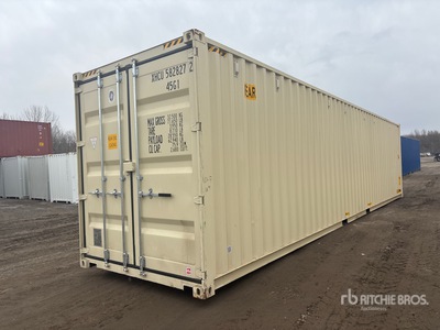 2026 40 ft High Cube Double-Ended Opslag container