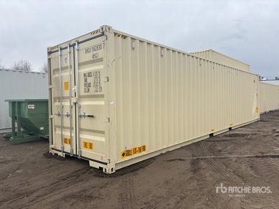 2026 40 ft High Cube Double-Ended Opslag container