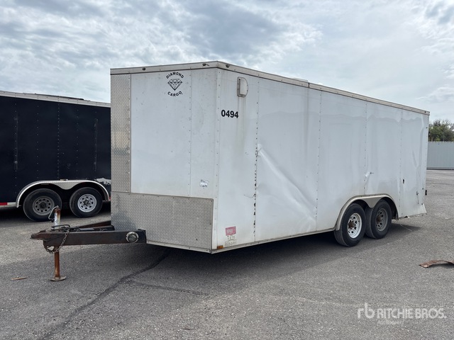 2021 Diamond 18 ft T/A Enclosed Trailer