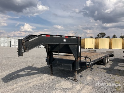 2014 Big Tex 14GN-20BK+5CP 25 ft T/A Gooseneck Remolque / Equipment Trailer