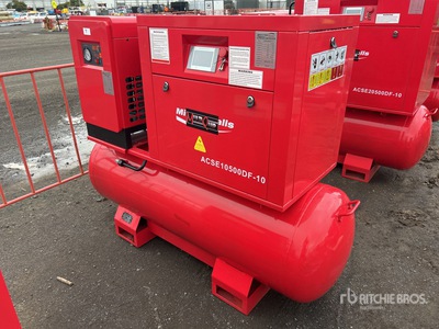 Multiquip 1 m3/min 500 L 36 cfm 10 HP Screw Air Compressor (Unused)