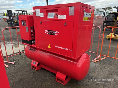 Multiquip 1.9 m3/min 500 L 67 cfm 15 HP Screw ضاغط هوائي (Unused)