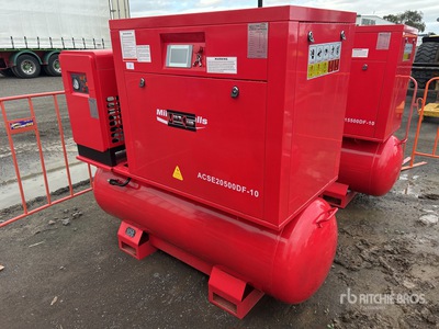 Multiquip 2.5 m3/min 500 L 86 cfm 20 HP Screw ضاغط هوائي (Unused)