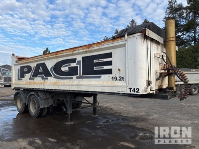 1988 Mills Tui 7.3 m T/A End Dump Trailer