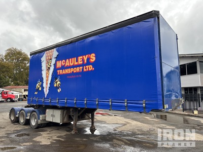 2005 Opinion 7 m Tri/A B-Double Lead Curtain Side Trailer
