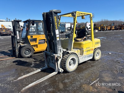 1999 Hyster H65XM 5700 lb Cushion Tire Forklift