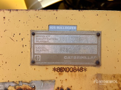 1989 Cat 825C Compactador de suelo