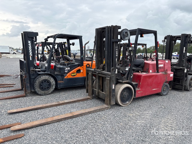 Lowry L220A 22000 lb Pneumatic Tire Forklift