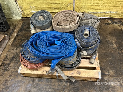 Quantity of (2) Pallets of 2 in. & 3 in. Layflat خرطوم