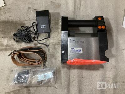 Drager Quantimeter 1000 Portable Battery-Powered Gas Detection Pump