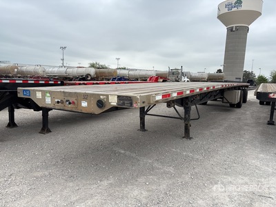 2014 Transcraft 53 ft T/A Flatbed Trailer