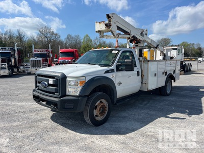 2013 Versalift SST40EIH01 400 lb Knuckle Boom on 2013 Ford F-550 XL 4x4 Boom Truck