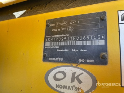 2016 Komatsu PC490LC-11 Rupsgraafmachine