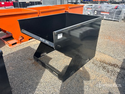 2025 Kit Containers 2YFT-SST 2 cu yd Skid Steer Dump Hopper (Unused)