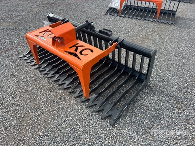 2025 Kit Containers QT-SG-S76-V3 76 in Skeleton Skid Steer Grapple (Unused)
