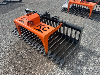 2025 Kit Containers QT-SG-S76-V3 76 in Skeleton Skid Steer Grapple (Unused)