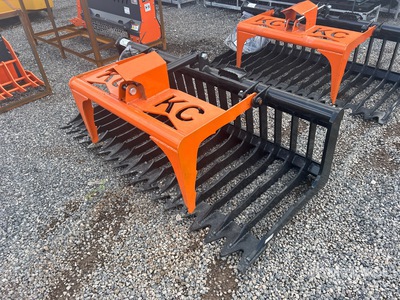 2025 Kit Containers QT-SG-S76-V3 76 in Skeleton Skid Steer Grapple (Unused)