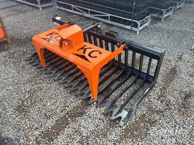 2025 Kit Containers QT-SG-S76-V3 76 in Skeleton Skid Steer Grapple (Unused)