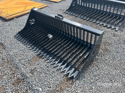 2025 Kit Containers QT-SB-H72-F 72 in Rock Skid Steer Bucket (Unused)