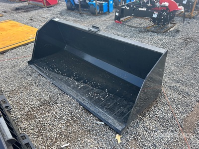 2025 Kit Containers QT-SNB-84 84 in Snow/Litter Skid Steer Bucket (Unused)