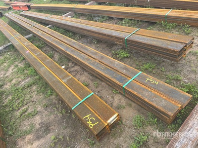 Quantity of (6) 2025 Kit Containers 2 in x 6 in x 24 ft Rectangle Tubing