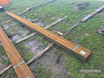 Quantity of (9) 2025 Kit Containers 2 in x 3 in x 20 ft Rectangle Tubing