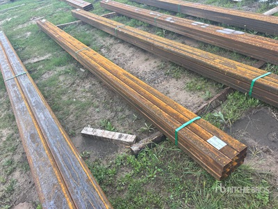 Quantity of (9) 2025 Kit Containers 2 In. x 3 In. Rectangle Tubing