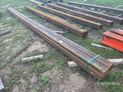 Quantity of (8) 2025 Kit Containers 2 in x 6 in x 24 ft Rectangle Tubing