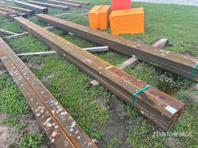 Quantity of (8) 2025 Kit Containers 2 in x 6 in x 24 ft Rectangle Tubing